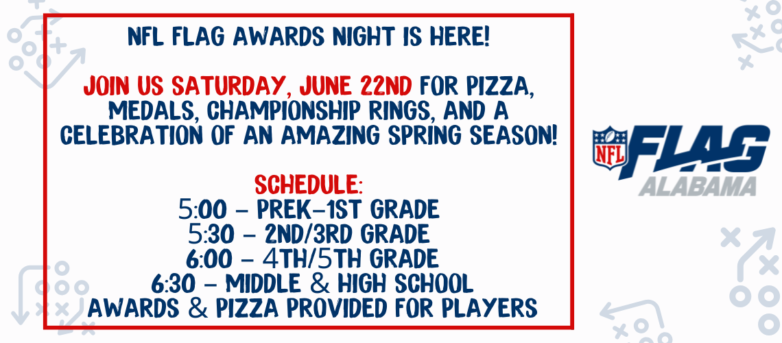 NFL FLAG Awards Night is HERE!
